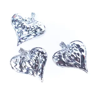 3pcs antique silver heart tag jewelry finding suppliers D-3-545