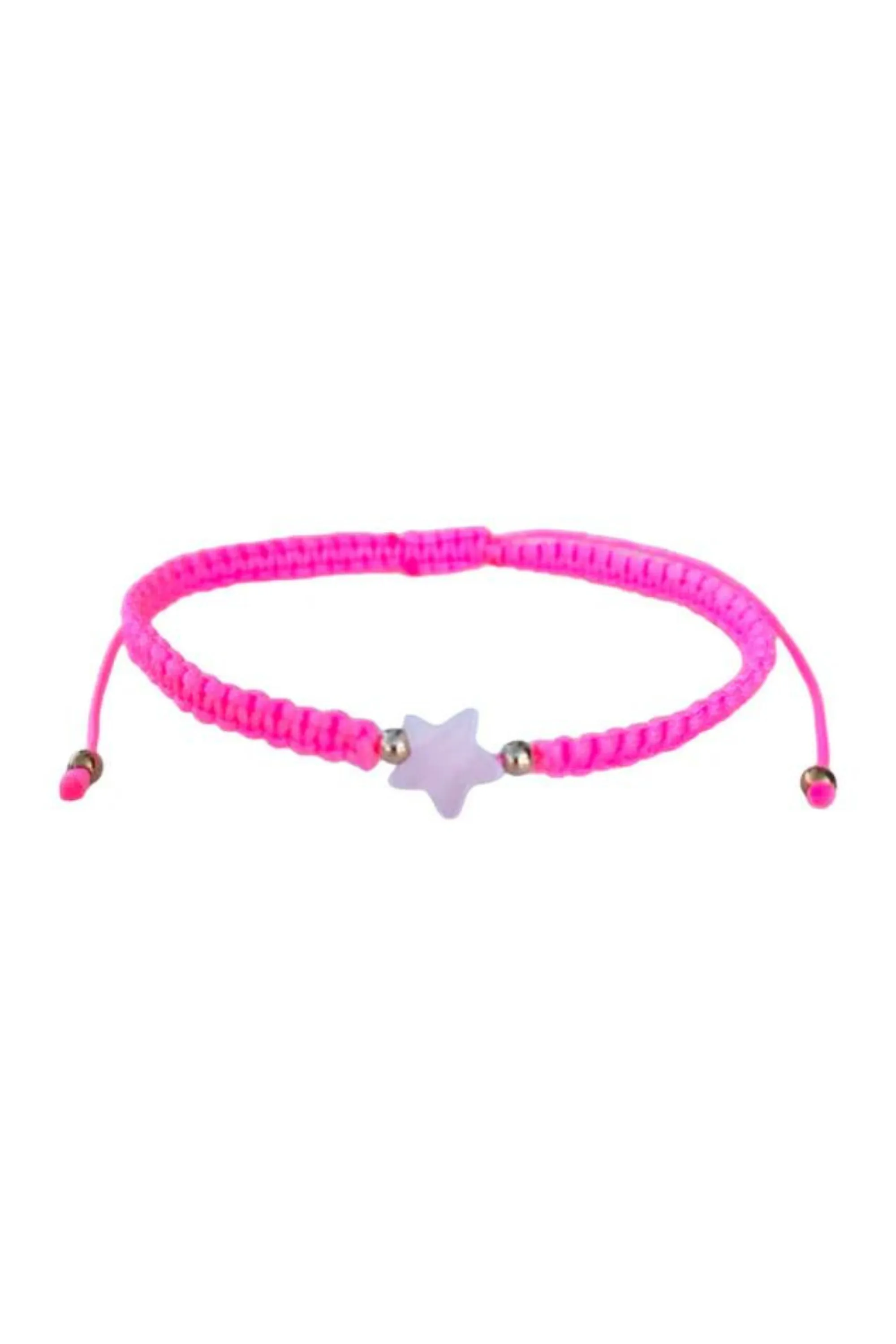 Adults -  Star - Mother of Pearl Citron Bracelets - Neon Pink