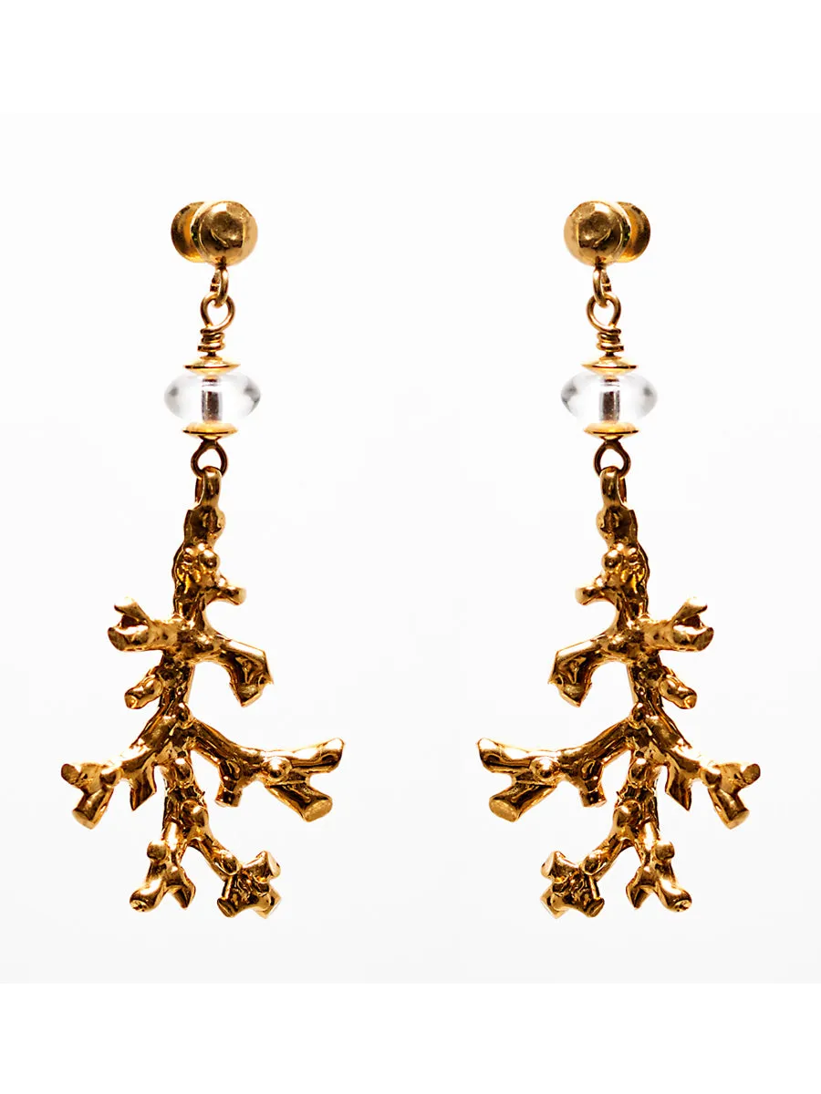 Aura Gold-Plated Silver Earrings