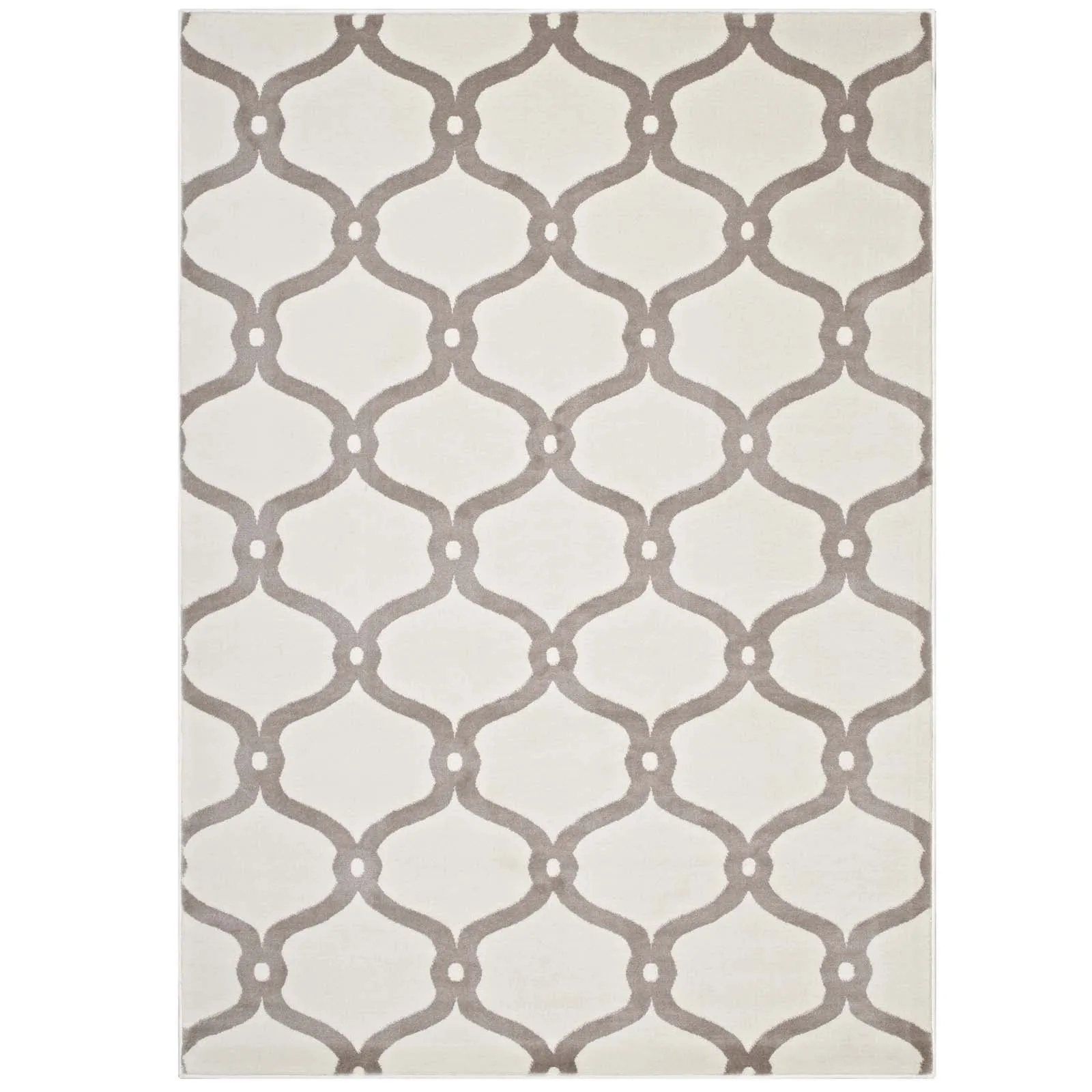 Beltara Chain Link Transitional Trellis Area Rug by Modway