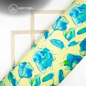 Best Selling: Trendy Digital Print Japan Satin Fabric