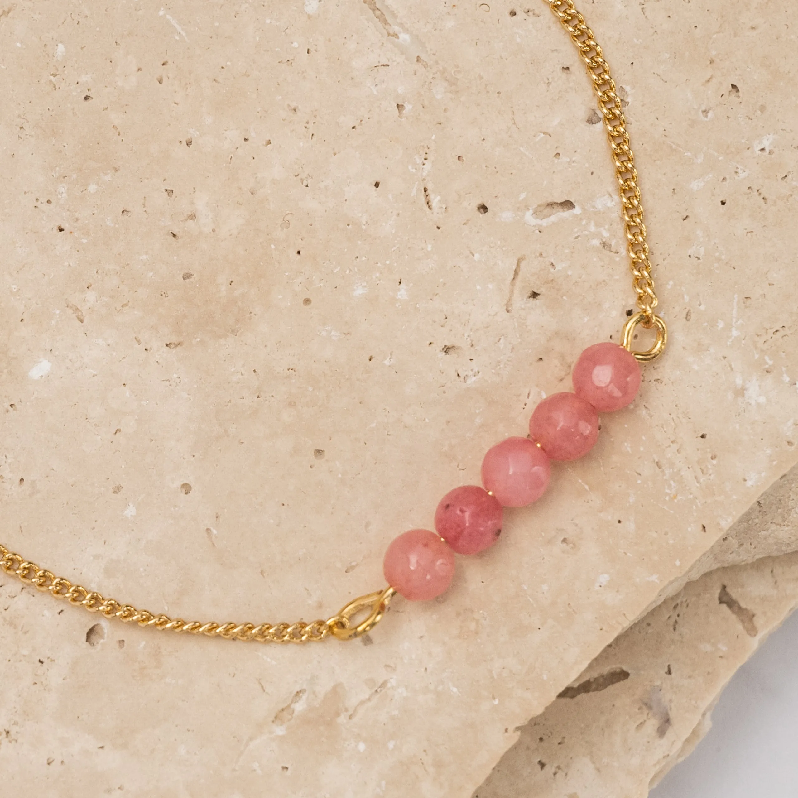 Birthstone 14k gold plated bracelet - Petite