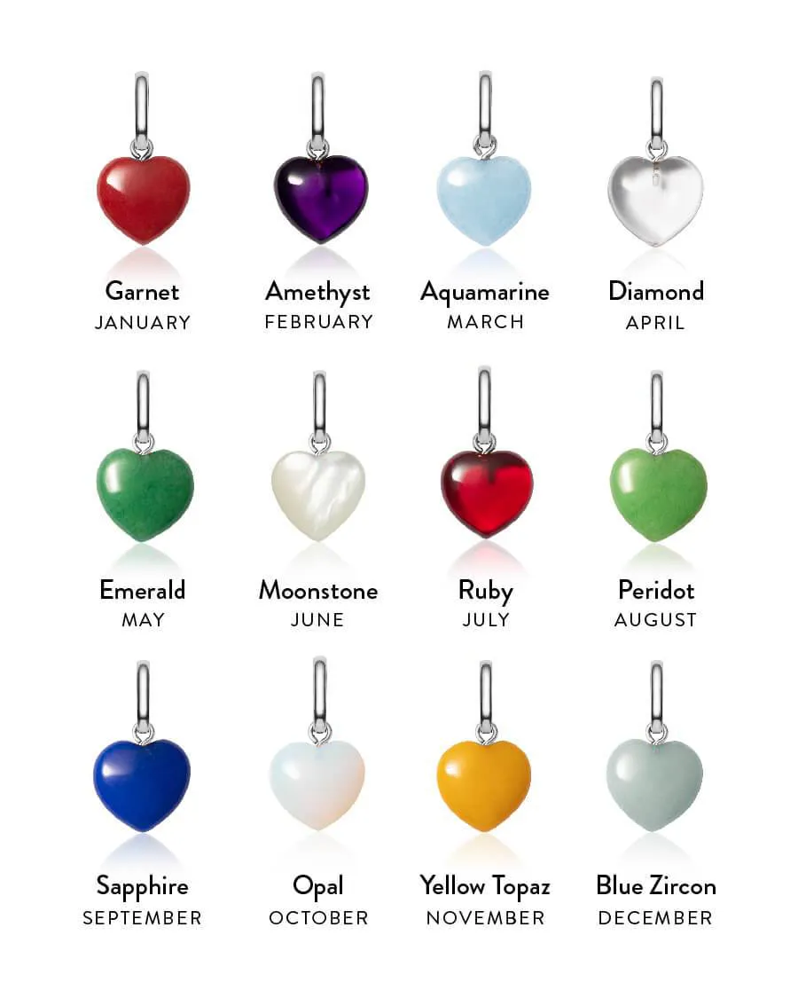 Birthstone Pendant (Silver)