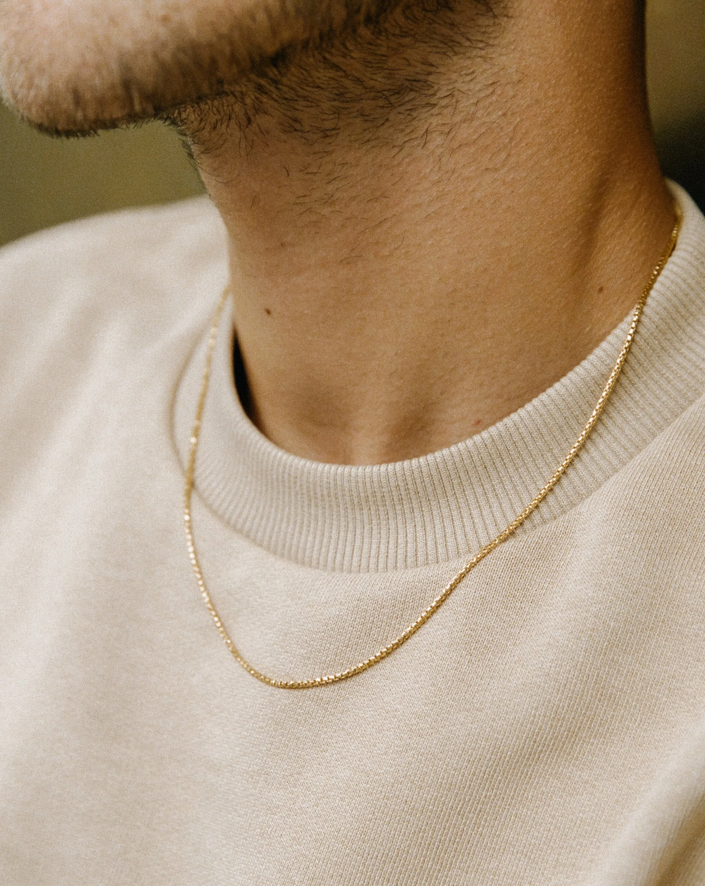 Box Link Chain Necklace | 18k Gold Vermeil