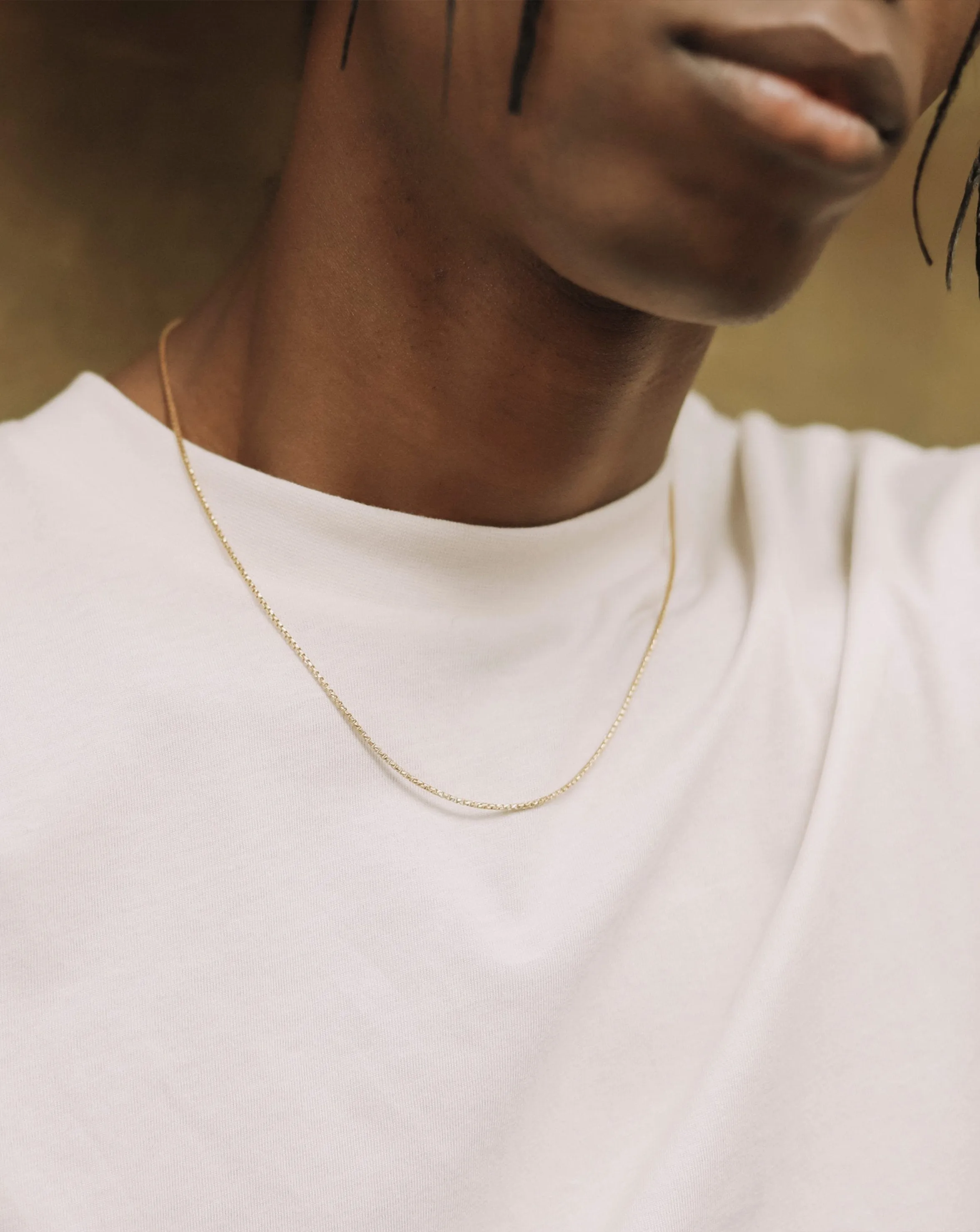 Box Link Chain Necklace | 18k Gold Vermeil