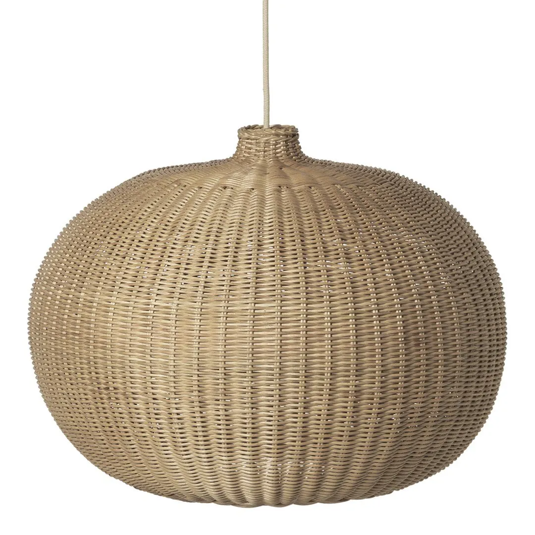 Braided Belly Lamp Shade