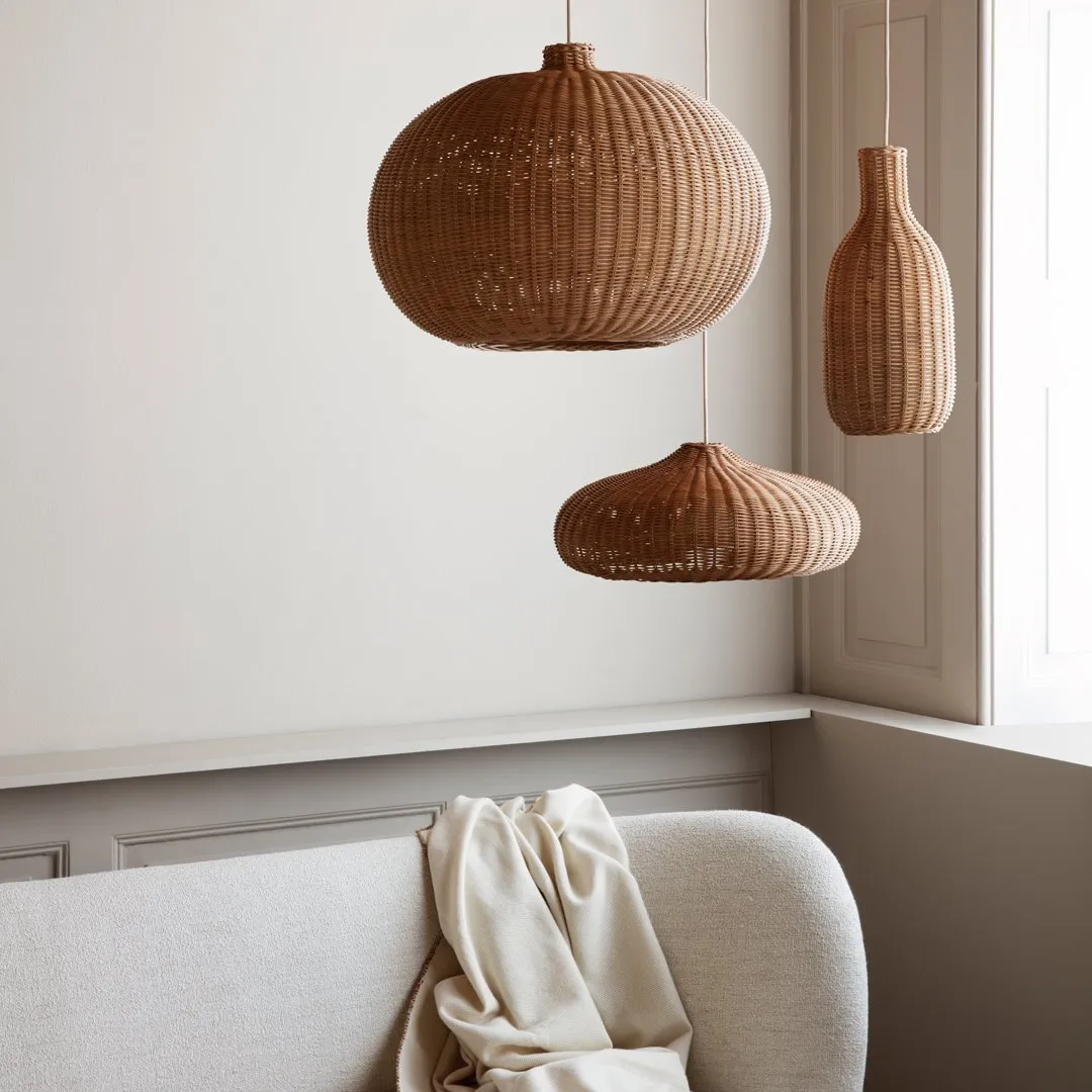 Braided Belly Lamp Shade