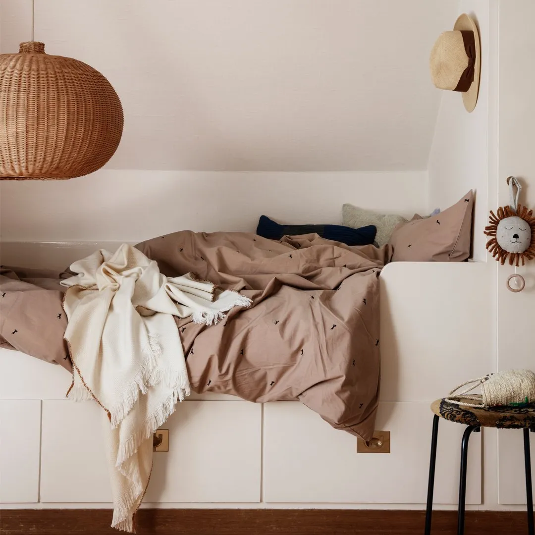 Braided Belly Lamp Shade