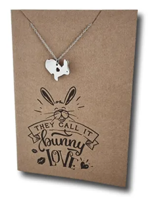 Bunny Pendant & Chain - Card 442