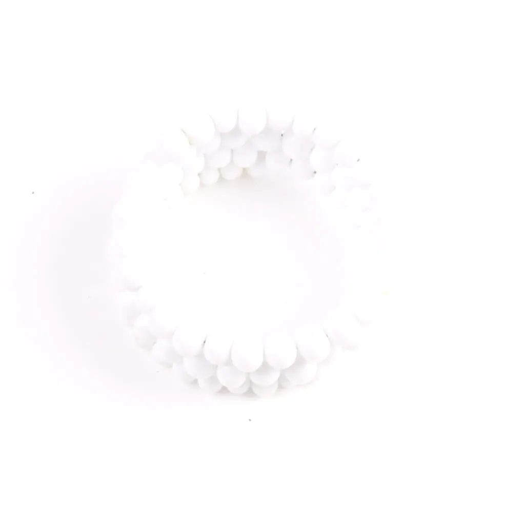 Centouno White Spiral Bracelet