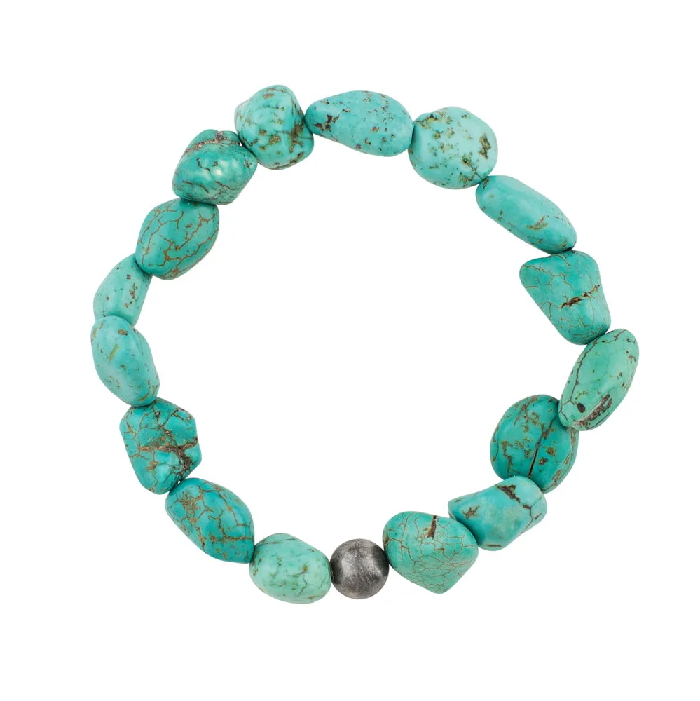 Chunky Howlite Stretch Bracelet