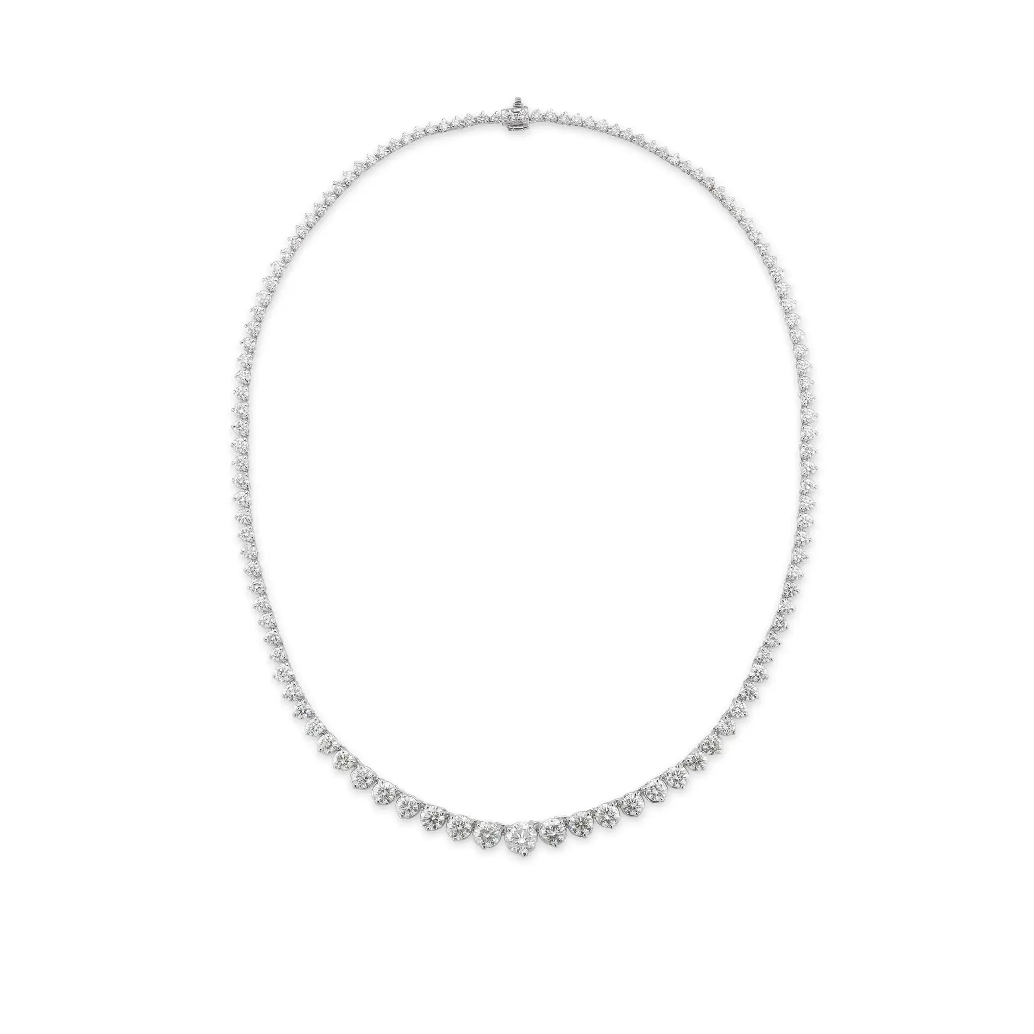 Eloah Graduated Diamond Tennis Necklace