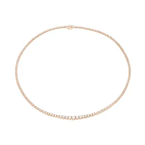 Eloah Graduated Diamond Tennis Necklace