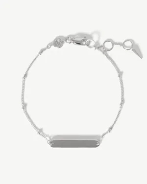 Engravable Bar Bracelet | Sterling Silver