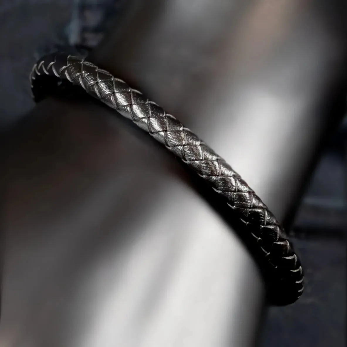 Frasco Braided Leather Bracelet