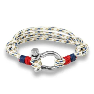 Horseshoe Shackle Parachute Cord Bracelet