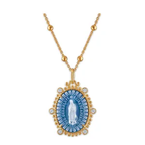 Imperial Guadalupe Medal Blue Agate