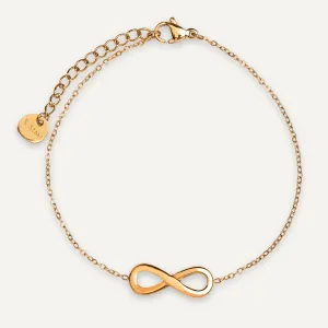 Keira Infinity Bracelet In Gold-Tone