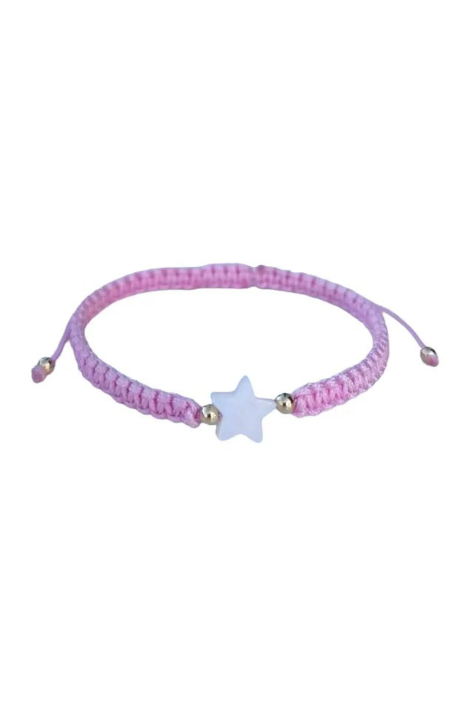 Kids - Heart - Mother of Pearl Citron Bracelets - Pink Lemonade