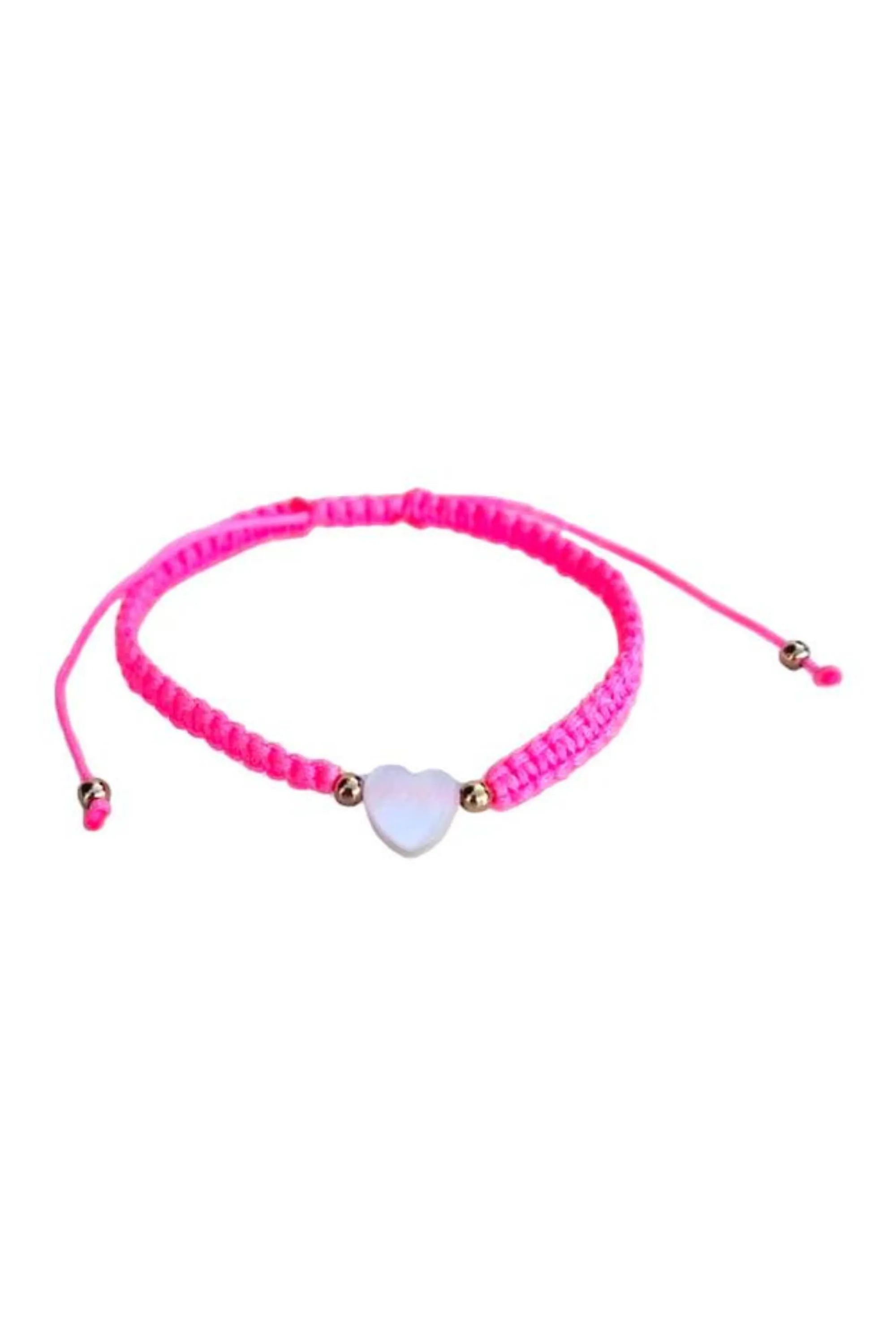 Kids - Star - Mother of Pearl Citron Bracelets - Neon Pink