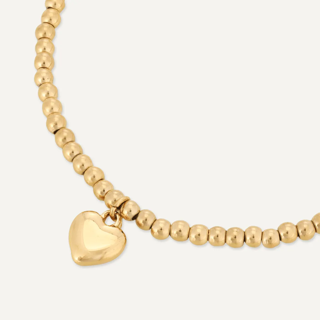 Memories: "LOVELY NIECE" | Heart Bracelet | 18K Gold-Plated