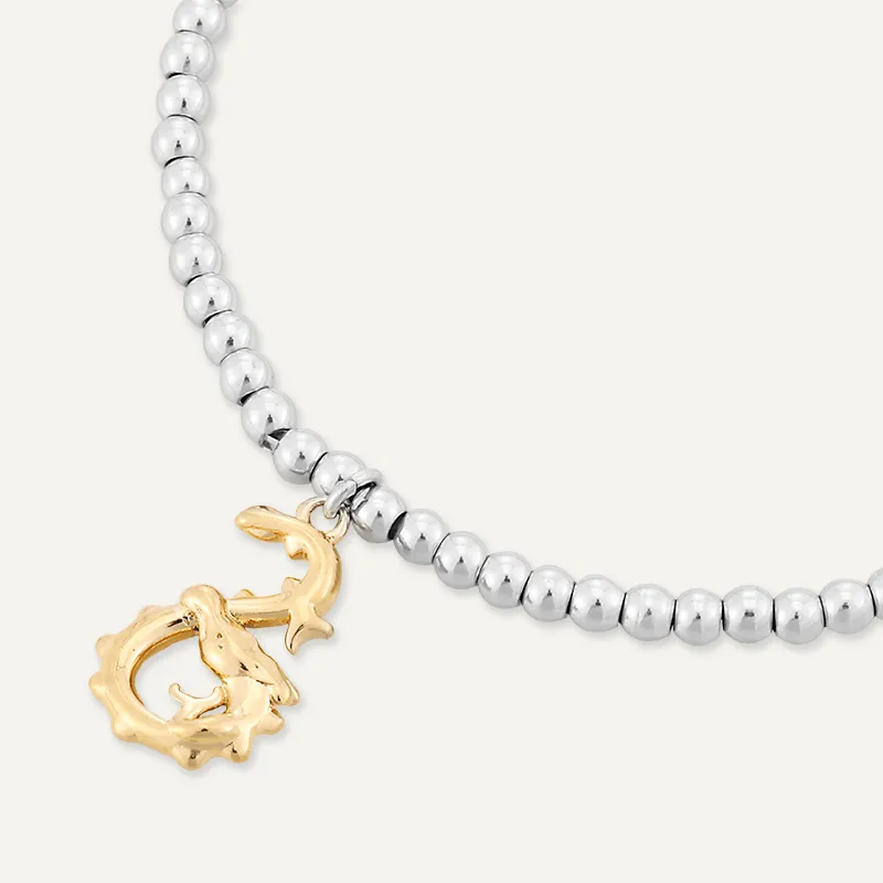 Memories: "YEAR OF THE DRAGON" | Dragon Bracelet | White Gold & 18K Gold-Plated