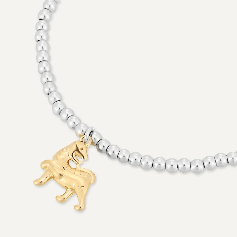 Memories: "YEAR OF THE TIGER" | Tiger Bracelet | White Gold & 18K Gold-Plated