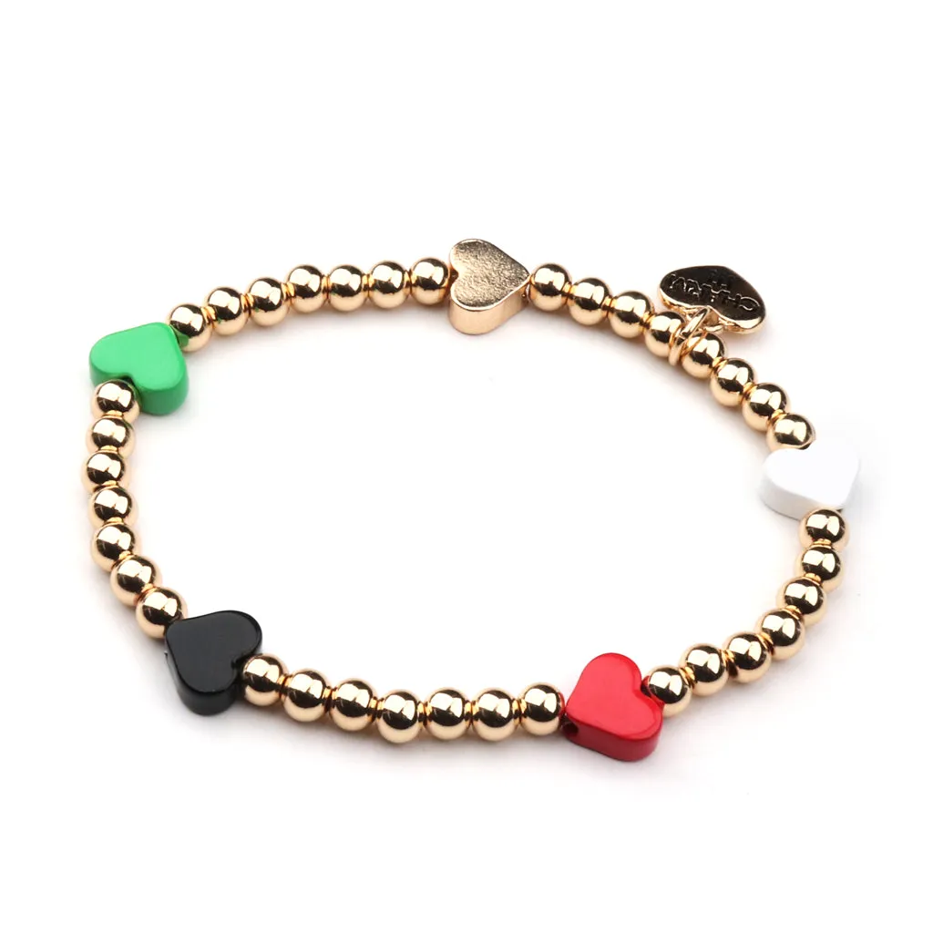 Only Hearts Bead Stretch Bracelet