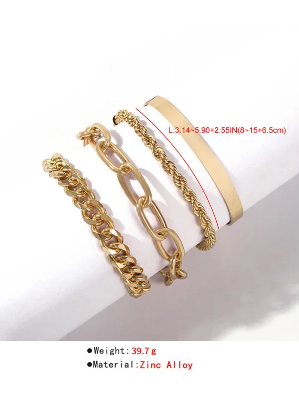 Original Cool Statement Chains Bracelet