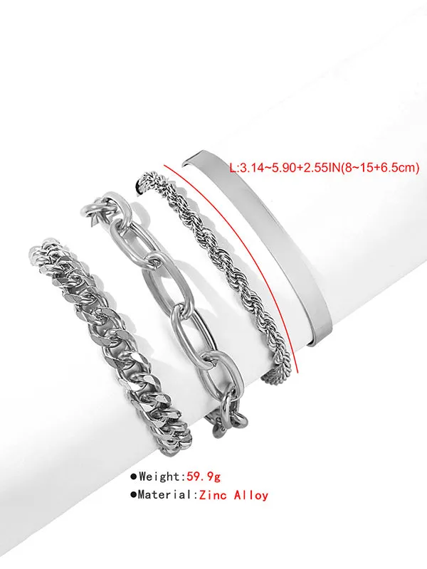 Original Cool Statement Chains Bracelet