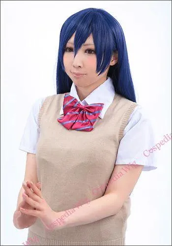 "Love Live!" Umi Sonoda style cosplay wig