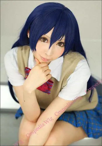 "Love Live!" Umi Sonoda style cosplay wig