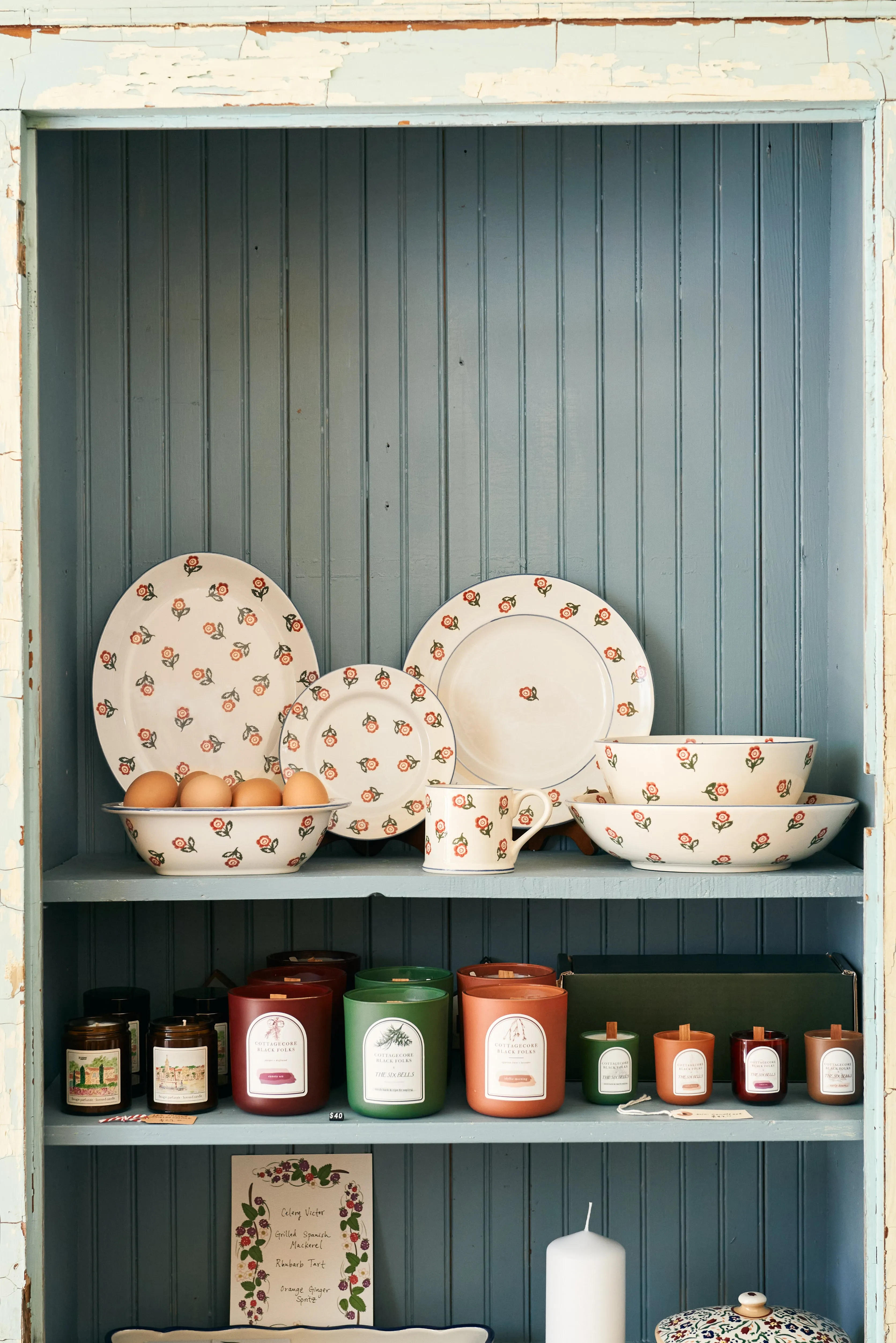 Scattered Rose Deep Serving Bowl