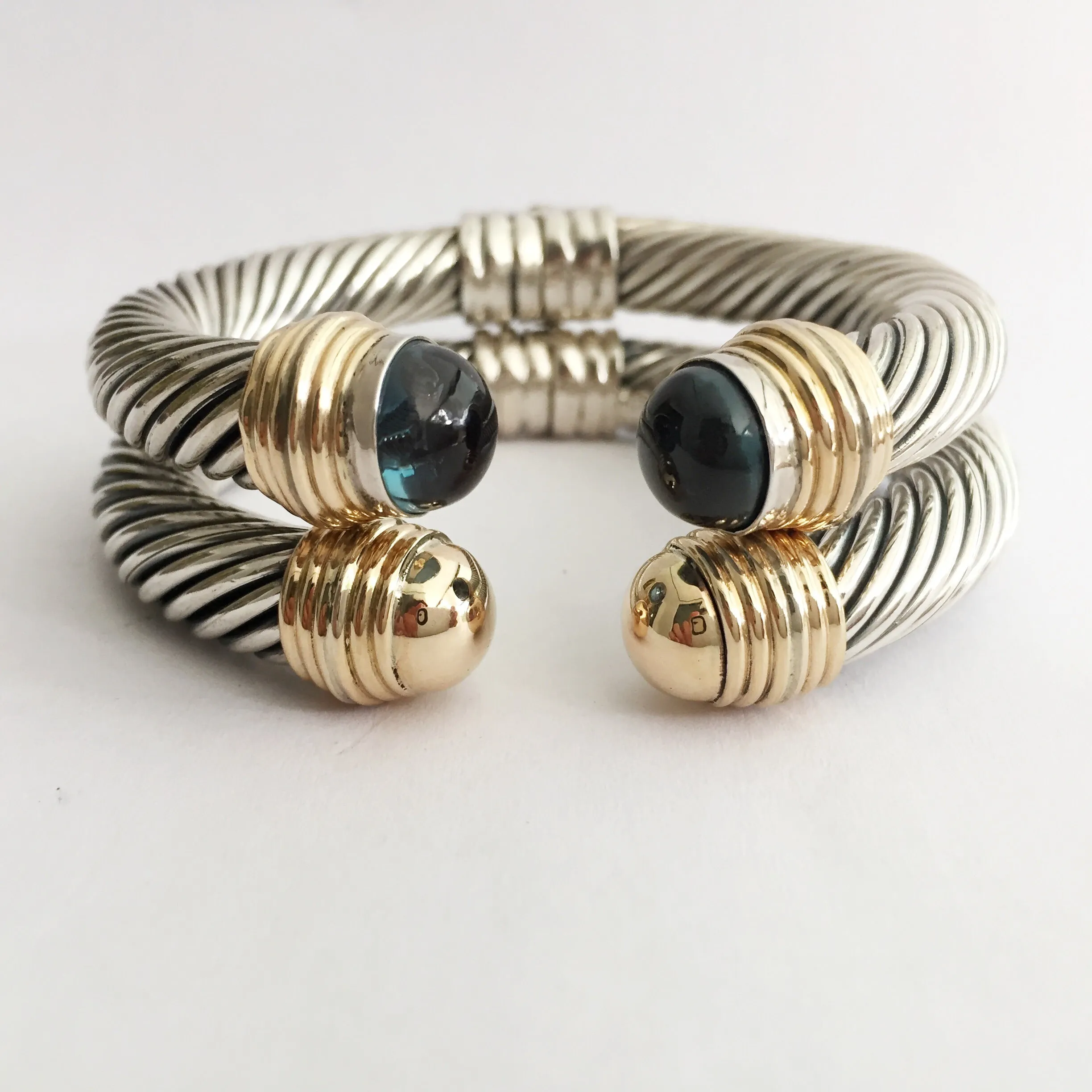 Silver Twist Bangle