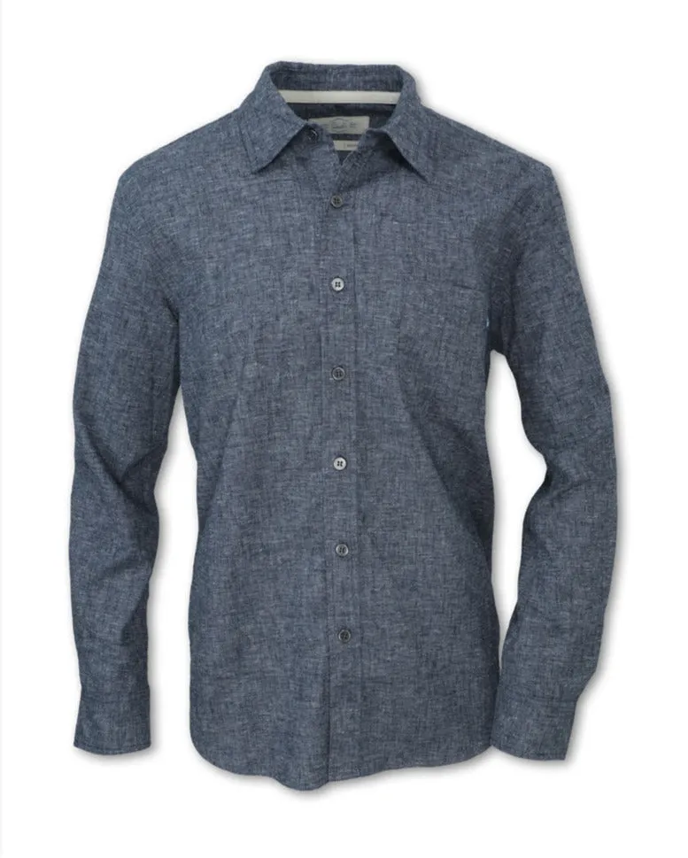 SLUB HEMP BLEND SHIRT