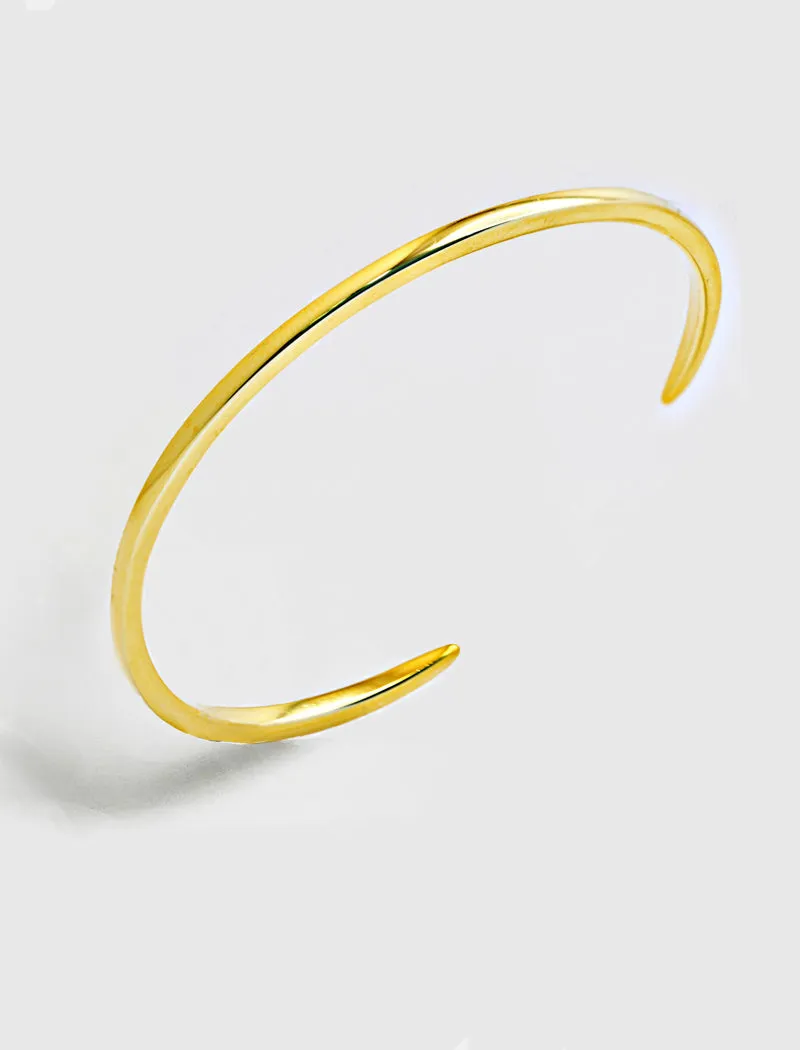 SUCCESS 2-Way Cuff Bracelet | 18K Gold Over Sterling Silver