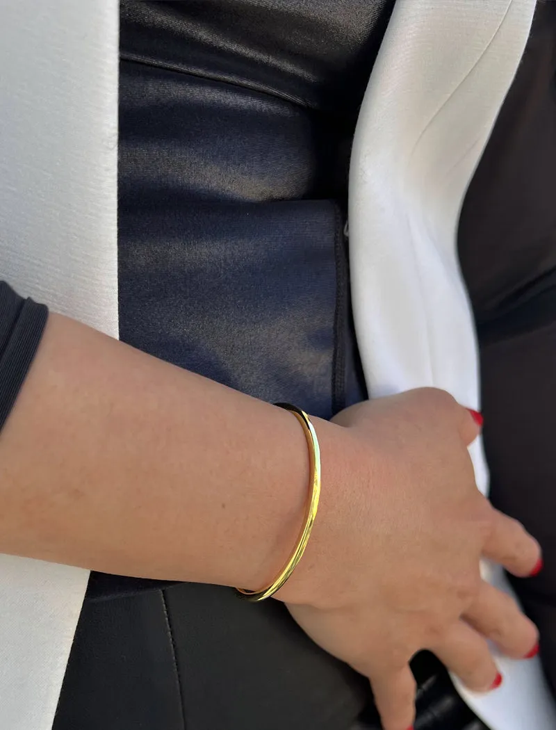 SUCCESS 2-Way Cuff Bracelet | 18K Gold Over Sterling Silver