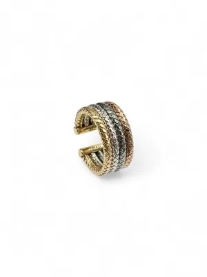 TRI COLOR ITALIAN RING