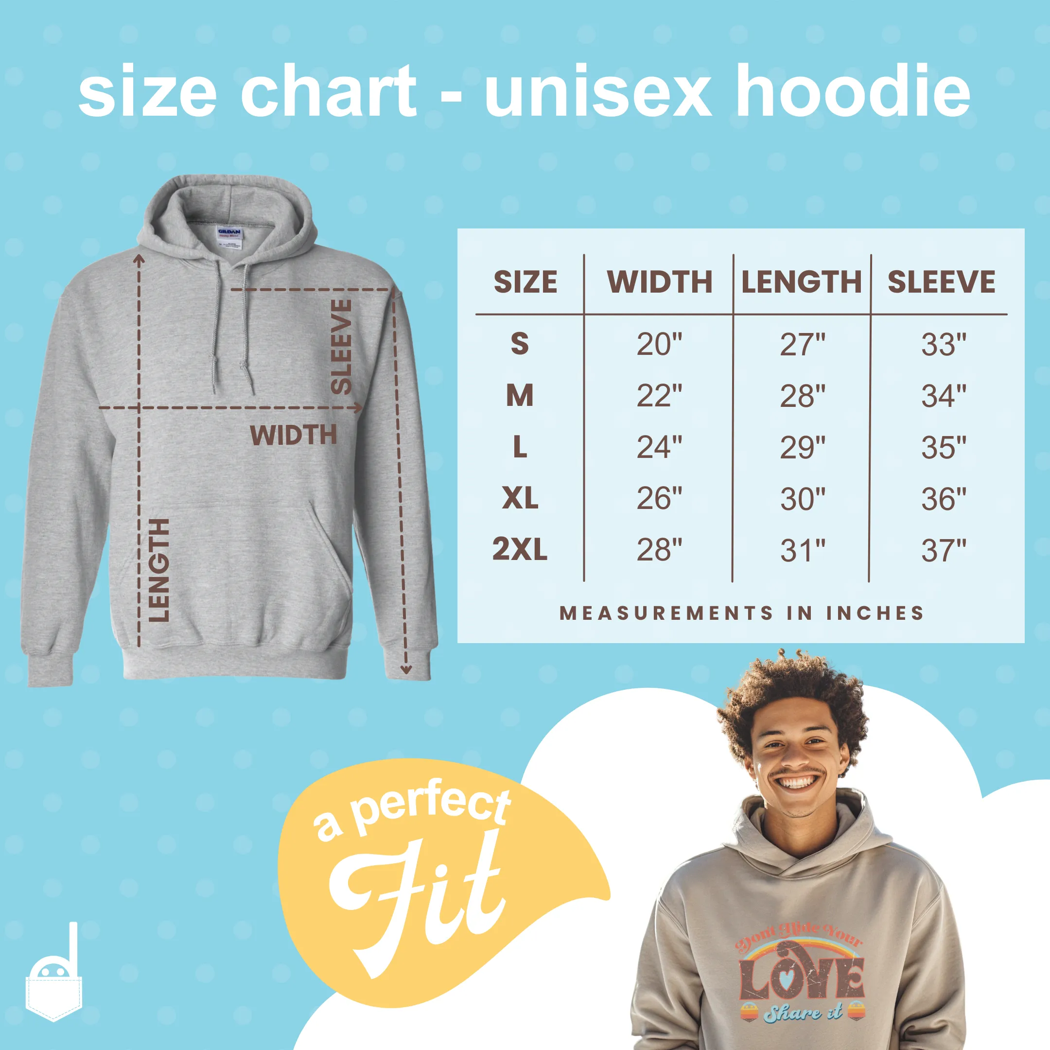 Unisex Hoodie "Don't Hide Your Love. Share It"