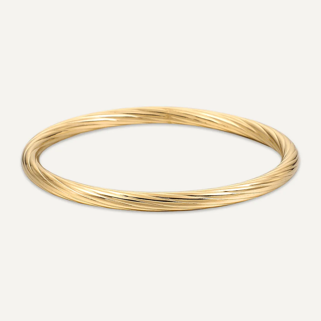 Vibes | Dazzling Harmony Fixed Size Bracelet | 18K Gold-Plated