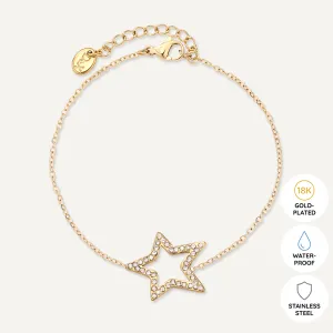 Vibes | Starry Dream Clasp Bracelet | 18K Gold-Plated