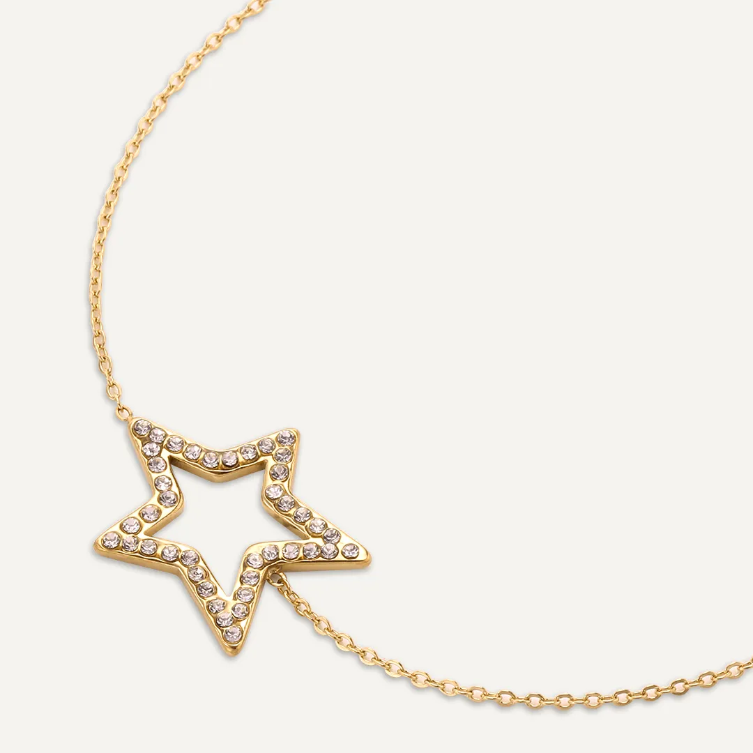 Vibes | Starry Dream Clasp Bracelet | 18K Gold-Plated